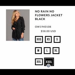 No Rain No Flowers Jacket